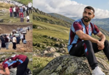 O stâncă a devenit atracție turistică după ce un fotbalist s-a fotografiat pe ea